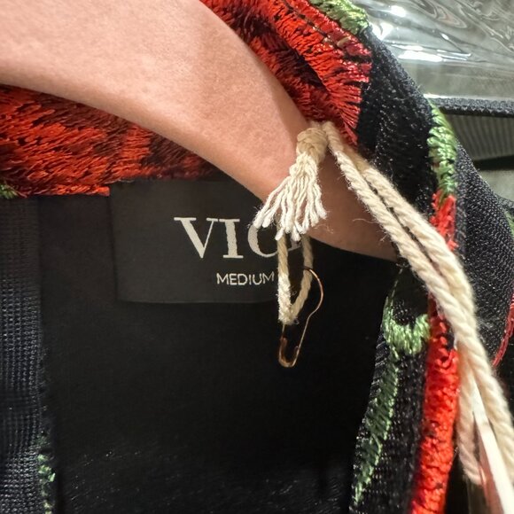 VICI NWT - Alice Embroidered Floral Mesh Mini Dress - M - Picture 3 of 4